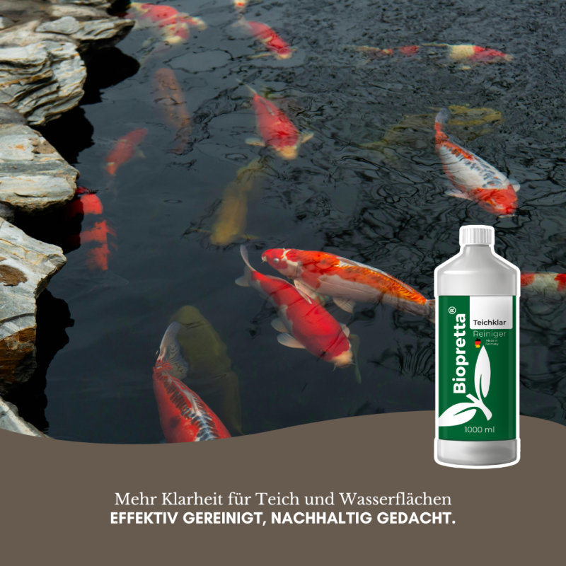 Biopretta Teichreiniger gegen Algen und Schlamm