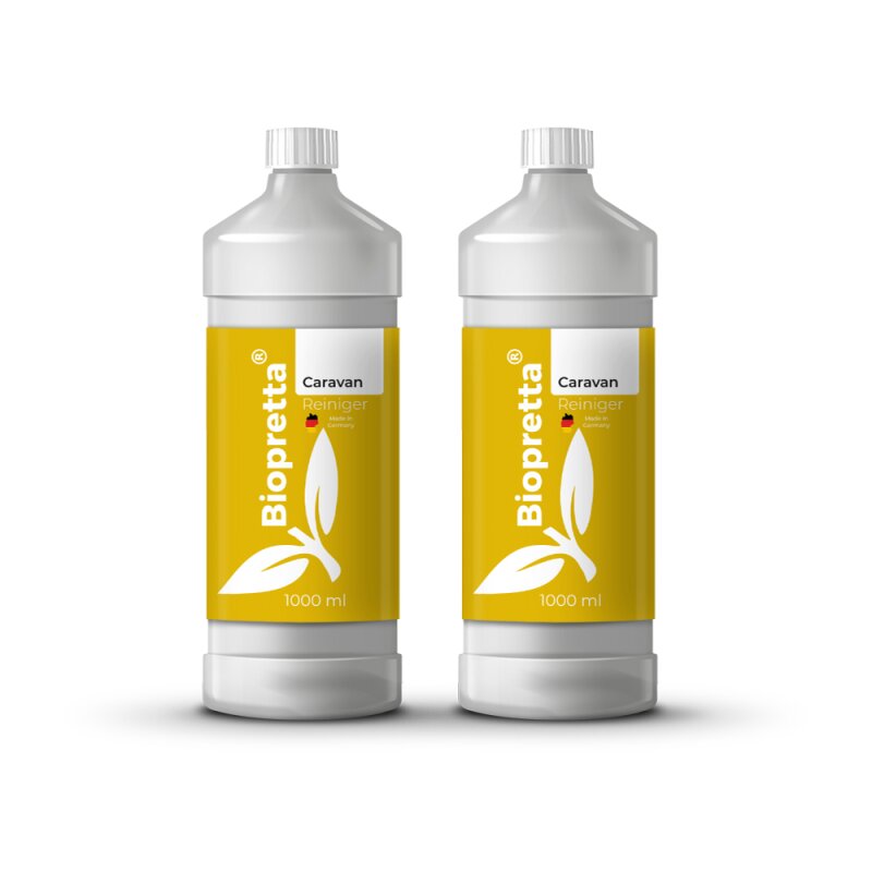Biopretta Caravanreiniger Hochkonzentrat 2 x 1000 ml Flasche