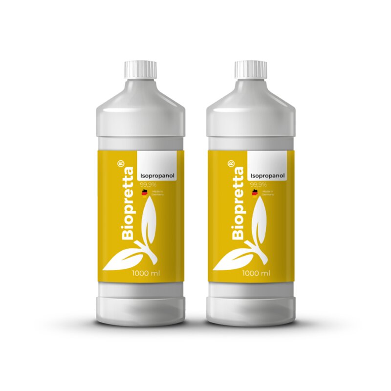 Biopretta Isopropanol 99,9% 2 x 1 Liter