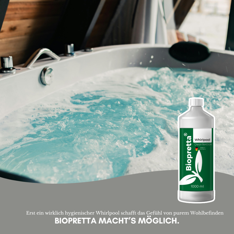 Biopretta Desinfektion und Reiniger für Whirlpool