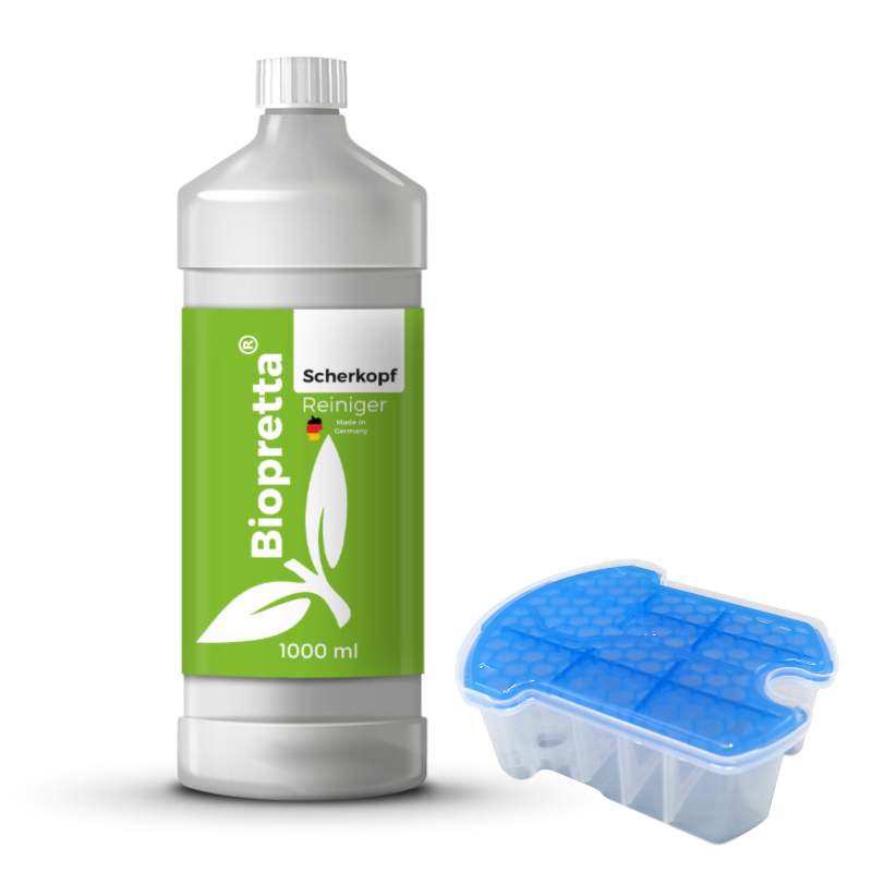 Biopretta Scherkopfreiniger Set mit Kartusche