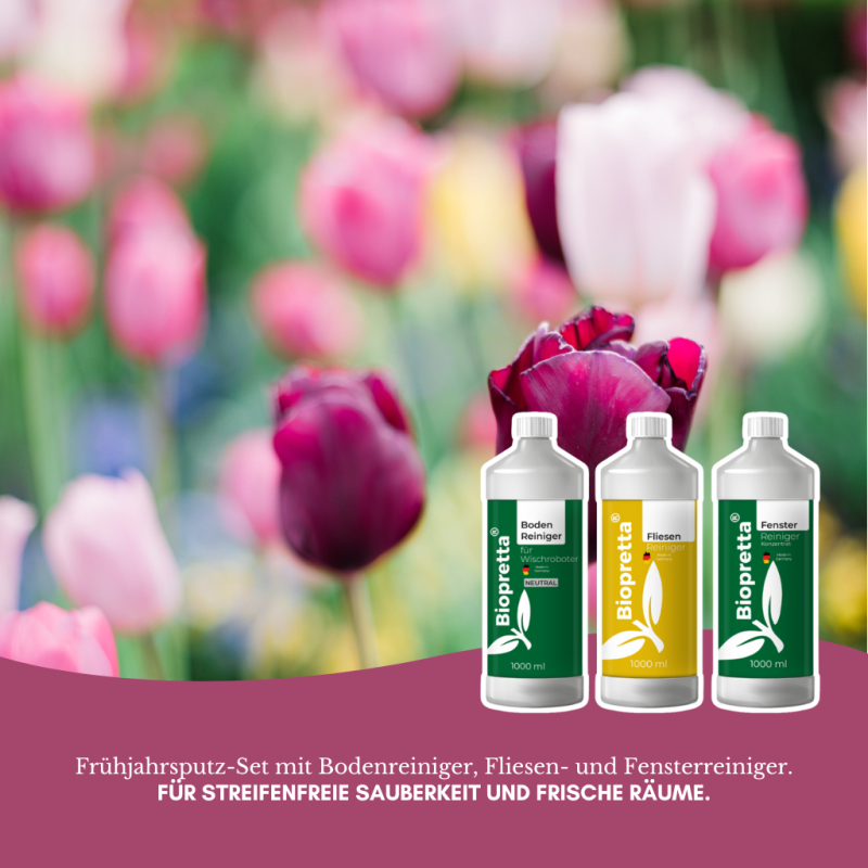Biopretta Frühjahrsputz-Set 3 Teilig